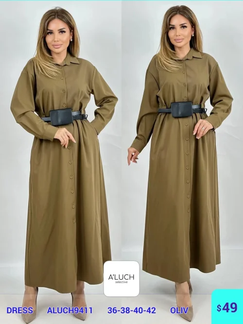 Платье A'LUCH (Olive, модель ALUCH9411) оптом