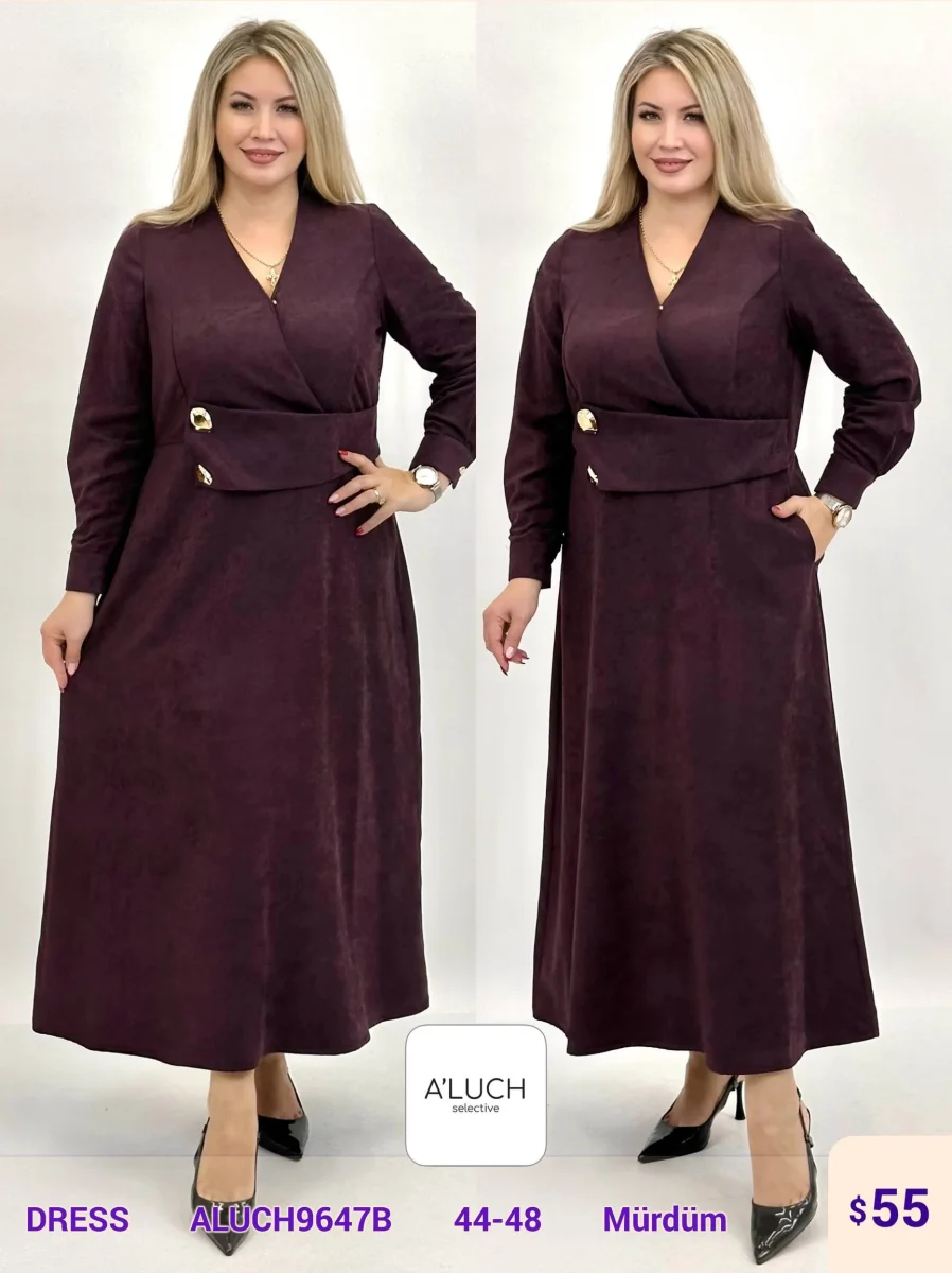 Платье A'LUCH (Purple, модель ALUCH9647B) оптом