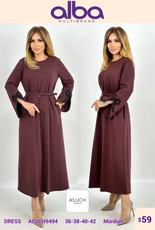 Платье A'LUCH (Purple, модель ALUCH9494) оптом