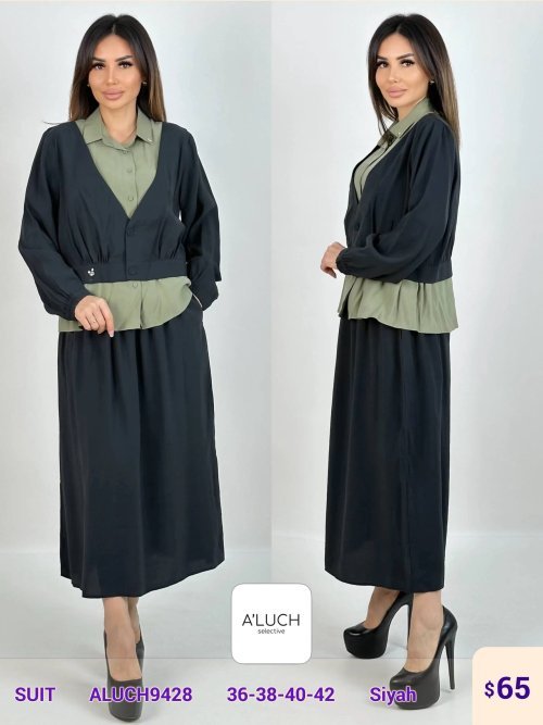 Костюмы и комплекты A'LUCH (Black, модель ALUCH9428) оптом