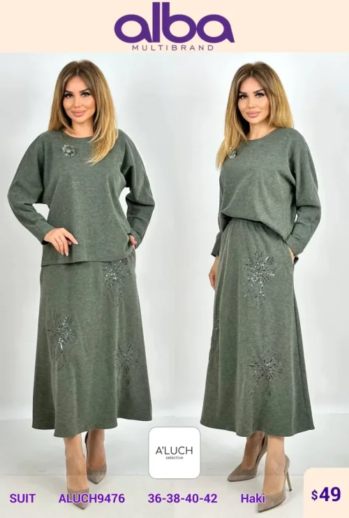 Костюмы и комплекты A'LUCH (Olive, модель ALUCH9476) оптом