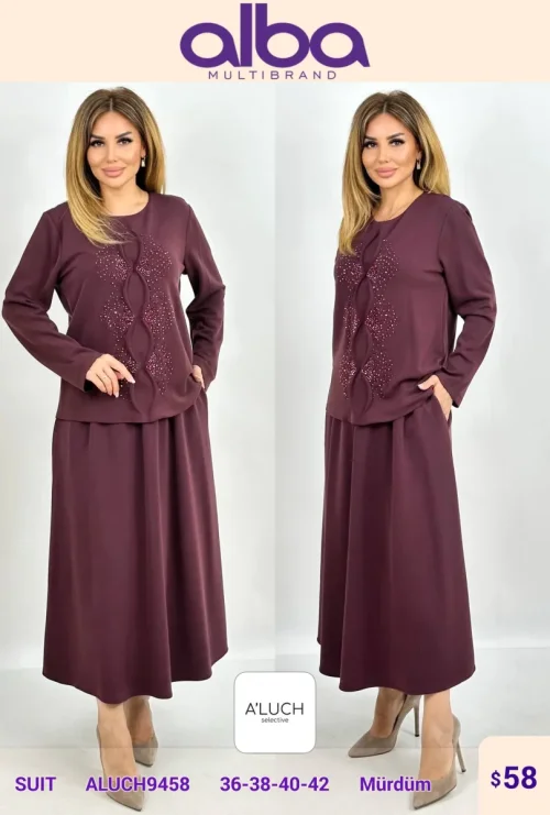 Костюмы и комплекты A'LUCH (Purple, модель ALUCH9458) оптом