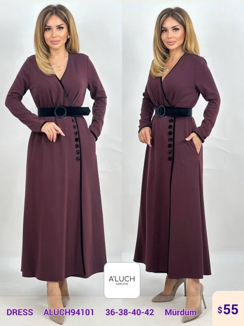 Платье A'LUCH (Purple, модель ALUCH94101) оптом