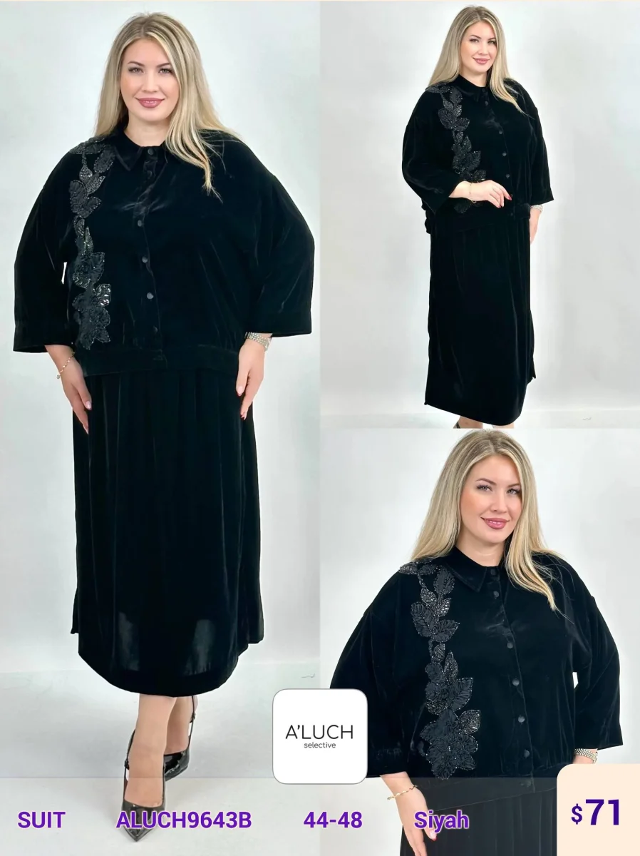 Костюмы и комплекты A'LUCH (Black, модель ALUCH9643B) оптом