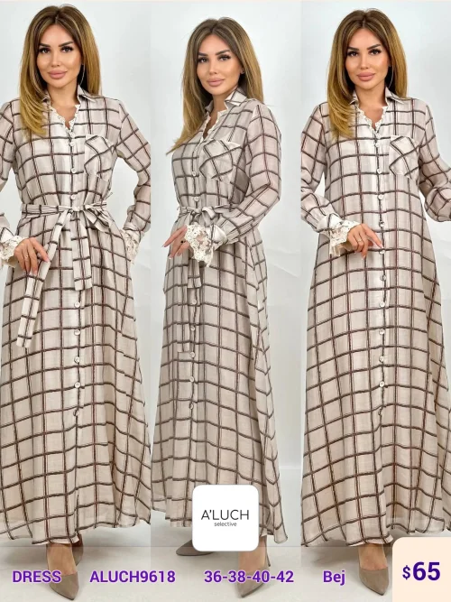 Платье A'LUCH (Beige, модель ALUCH9618) оптом