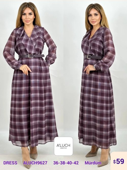 Платье A'LUCH (Purple, модель ALUCH9627) оптом