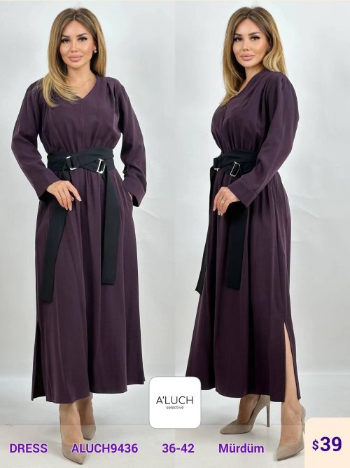 Платье A'LUCH (Фиолетовый, модель ALUCH9436) оптом