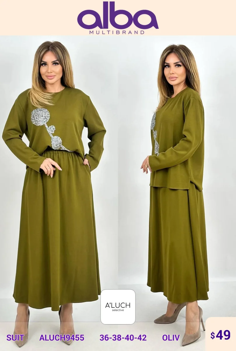 Костюмы и комплекты A'LUCH (Olive, модель ALUCH9455) оптом