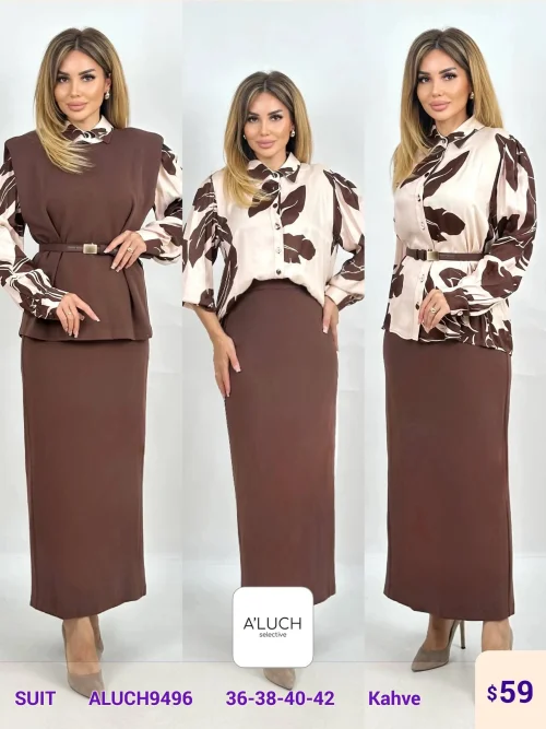 Костюмы и комплекты A'LUCH (Brown, модель ALUCH9496) оптом