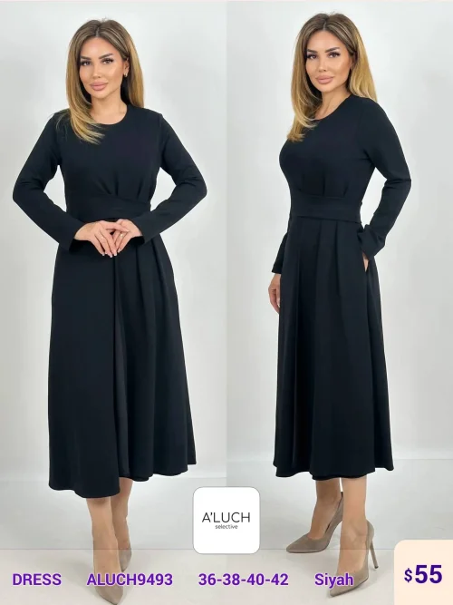 Платье A'LUCH (Black, модель ALUCH9493) оптом