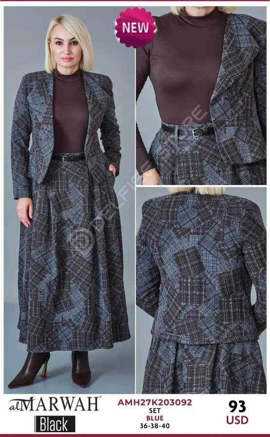 Костюмы и комплекты AL MARWAH Black (Blue, модель AMH27K203092) оптом