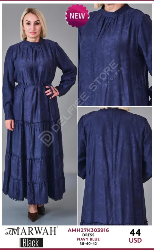 Платье AL MARWAH Black (Navy, модель AMH27K303916) оптом