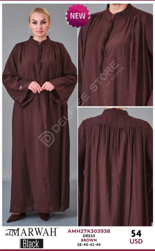 Платье AL MARWAH Black (Brown, модель AMH27K303938) оптом