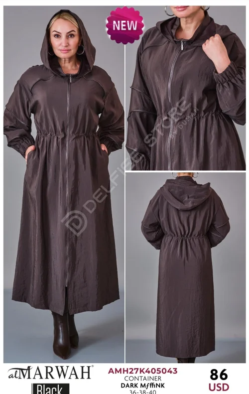 Накидка AL MARWAH Black (модель AMH27K405043) оптом