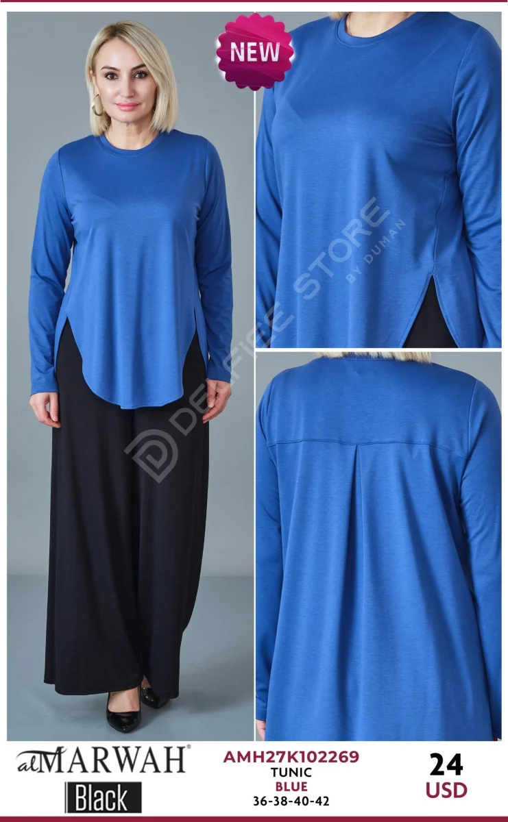 Туника AL MARWAH Black (Blue, модель AMH27K102269) оптом