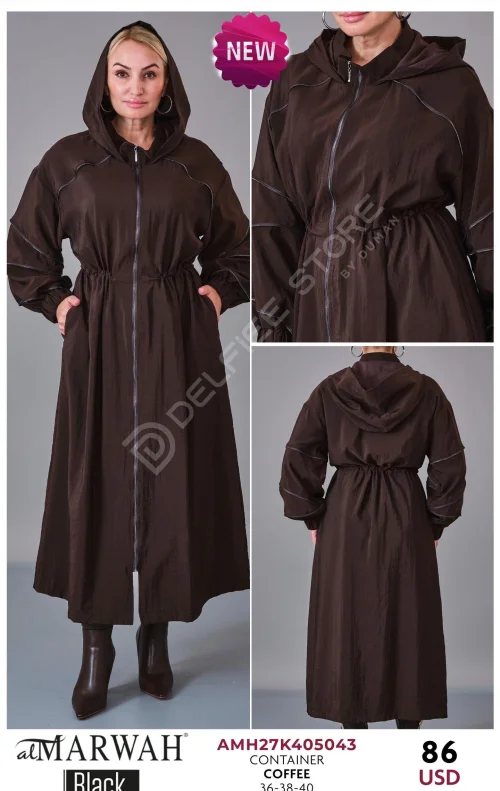 Накидка AL MARWAH Black (Коричневый, модель AMH27K405043) оптом