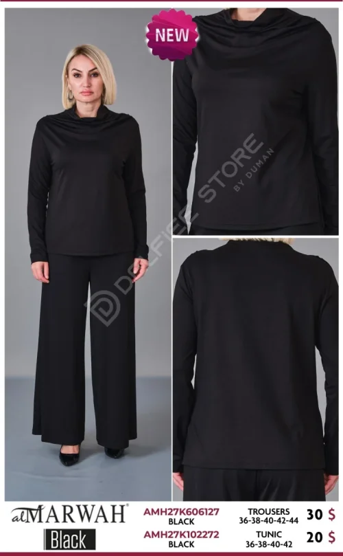 Туника AL MARWAH Black (Black, модель AMH27K102272) оптом