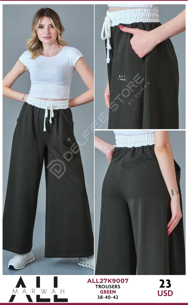Брюки ALL MARWAH (Green, модель ALL27K9007) оптом