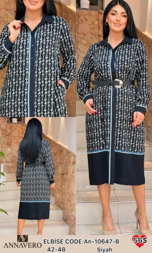 Платье ANNAVERO (Black, модель AN-10647-B) оптом