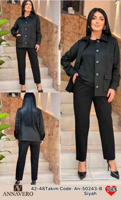Костюмы и комплекты ANNAVERO (Black, модель AN-50243-B) оптом