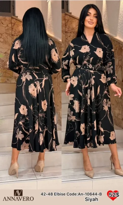 Платье ANNAVERO (Black, модель AN-10644-B) оптом