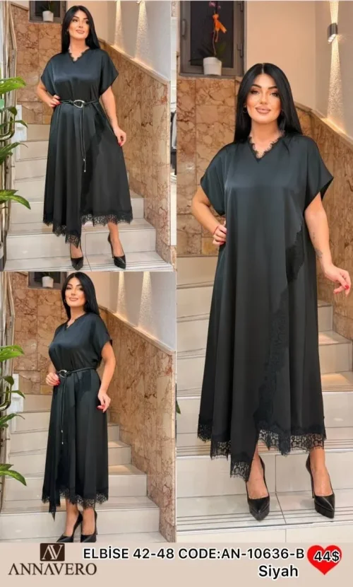 Платье ANNAVERO (Black, модель AN-10636-B) оптом
