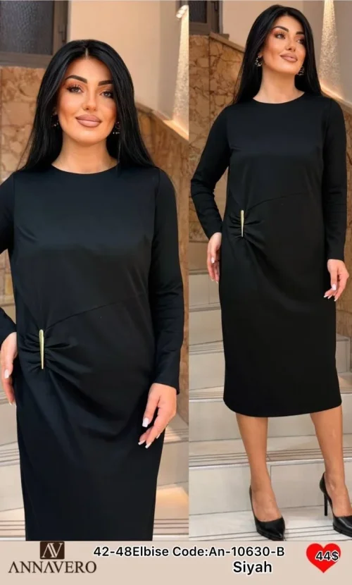 Платье ANNAVERO (Black, модель AN-10630-B) оптом