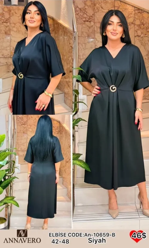 Платье ANNAVERO (Black, модель AN-10659-B) оптом