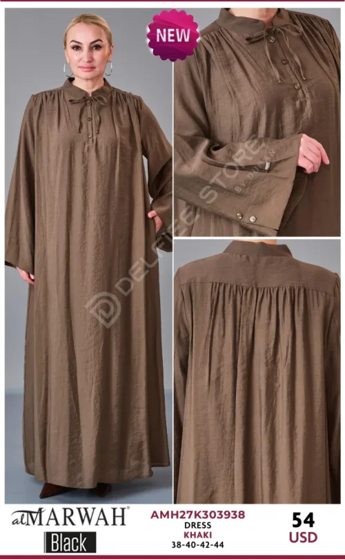 Платье Al Marwah (Olive, модель AMH27K303938) оптом