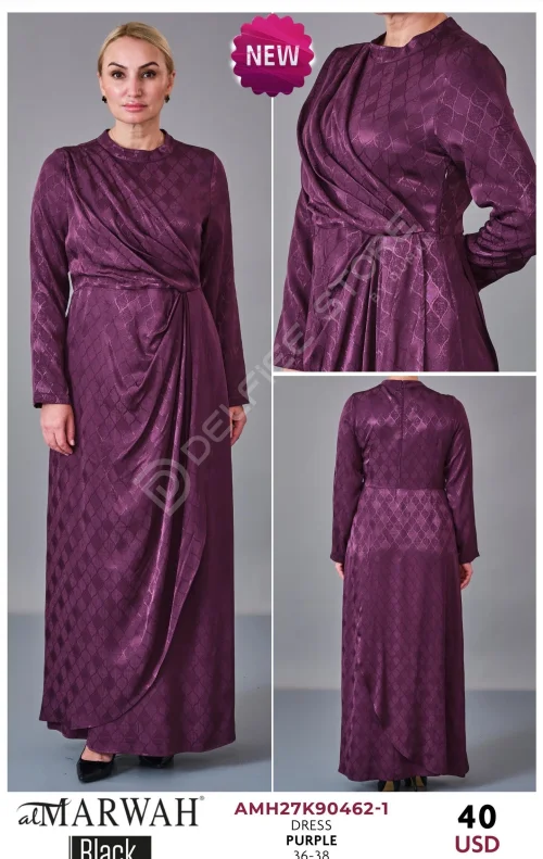 Платье Al Marwah (Фиолетовый, модель AMH27K90462-1) оптом