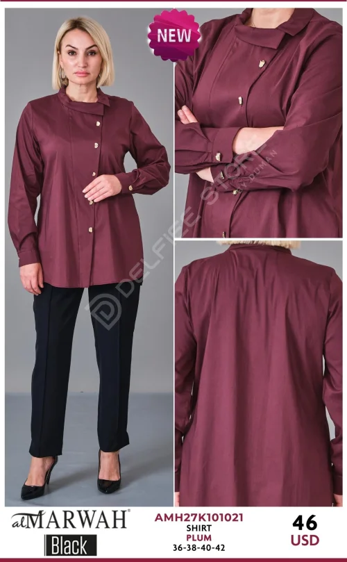 Рубашка Al Marwah (Purple, модель AMH27K101021) оптом