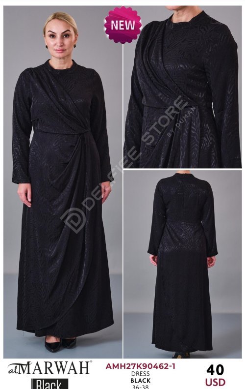 Платье Al Marwah (Черный, модель AMH27K90462-1) оптом