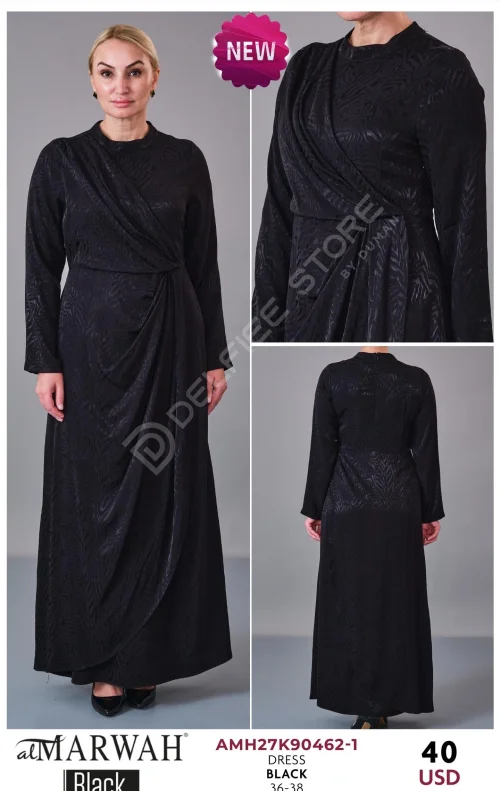 Платье Al Marwah (Черный, модель AMH27K90462-1) оптом