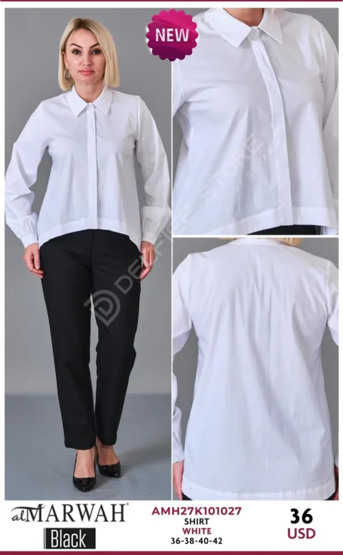 Рубашка Al Marwah (White, модель AMH27K101027) оптом