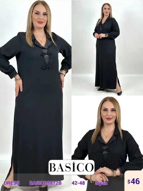 Платье BASICO (Black, модель BASIC08872B) оптом
