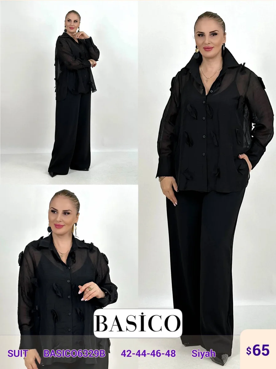 Костюмы и комплекты BASICO (Black, модель BASICO6329B) оптом
