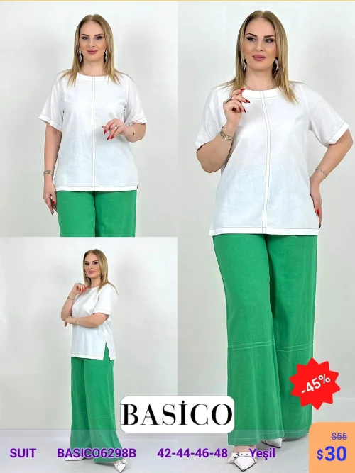 Костюм BASICO (Зеленый, модель BASICO6298B) оптом