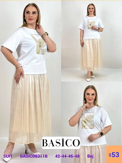 Костюм BASICO (Бежевый, модель BASICO6311B) оптом