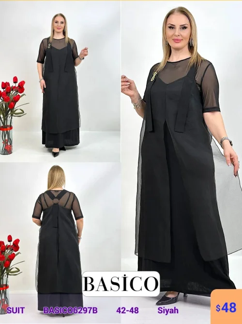 Костюм BASICO (Черный, модель BASICO6297B) оптом