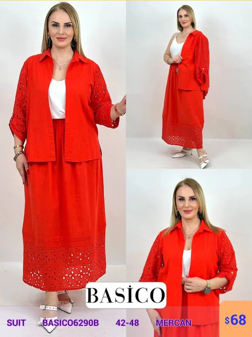 Костюм BASICO (Коралловый, модель BASICO6290B) оптом