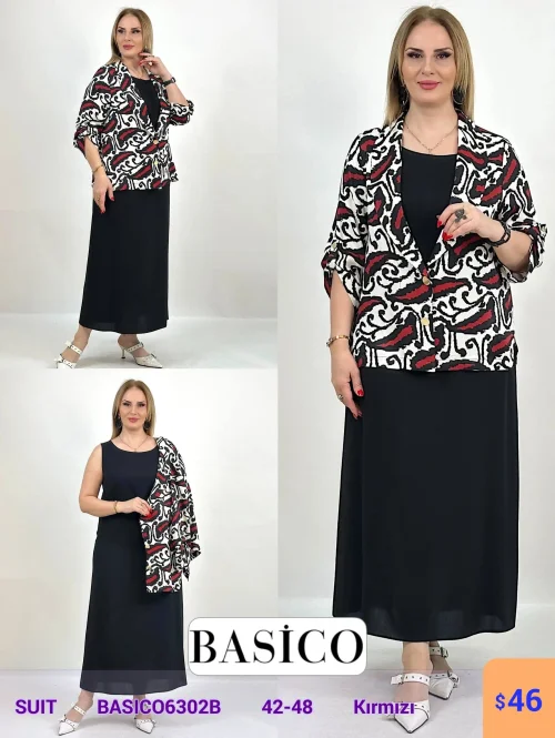 Костюм BASICO (Красный, модель BASICO6302B) оптом