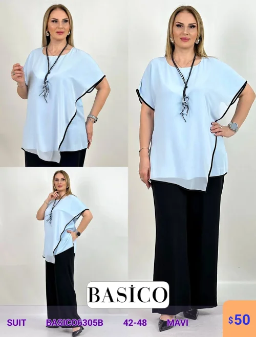 Костюм BASICO (Синий, модель BASIC06305B) оптом