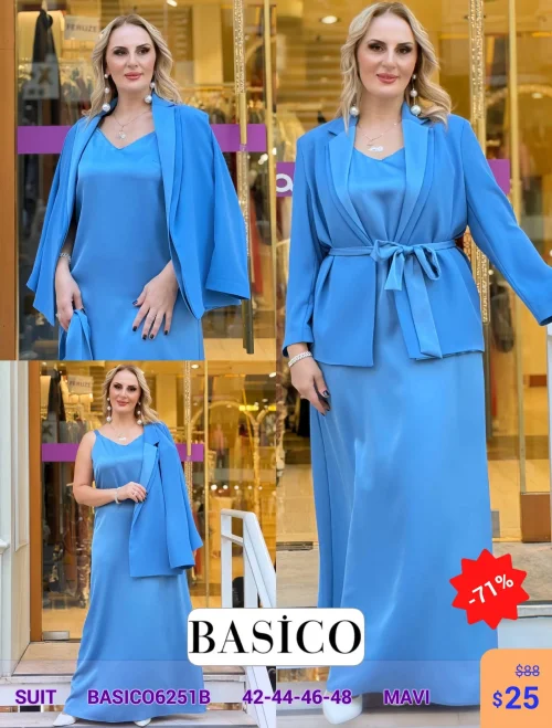 Костюм BASICO (Синий, модель BASICO6251B) оптом