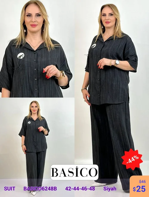 Костюм BASICO (Черный, модель BASICO6248B) оптом