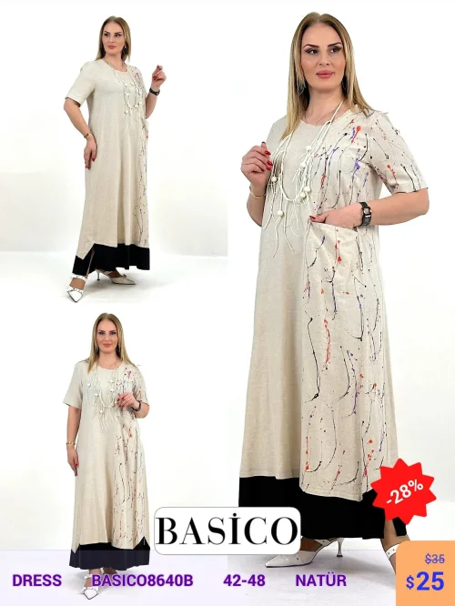 Платье BASICO (модель BASICO8640B) оптом