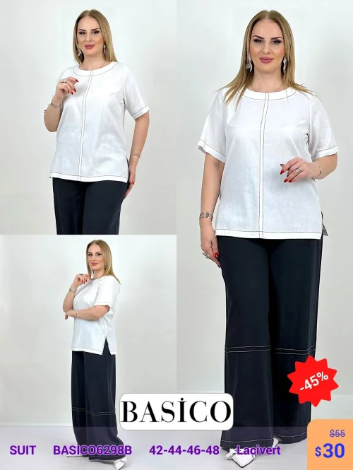 Костюм BASICO (Темно-синий, модель BASIC06298B) оптом
