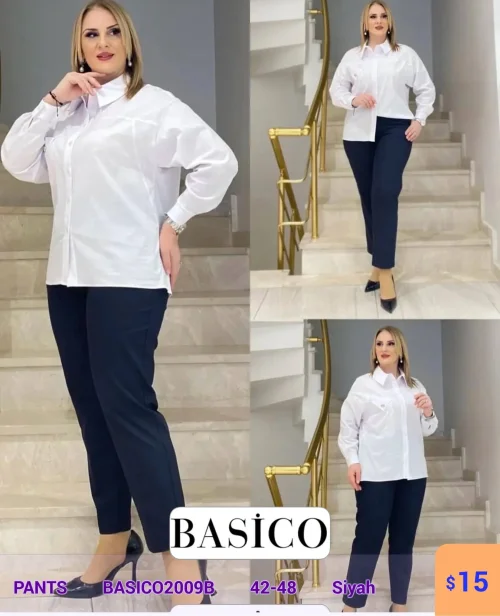 Брюки BASICO (Черный, модель BASICO2009B) оптом