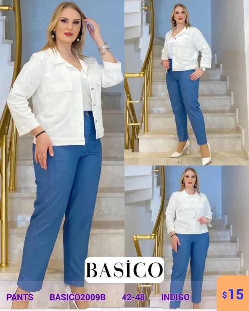 Брюки BASICO (Темно-синий, модель BASICO2009B) оптом