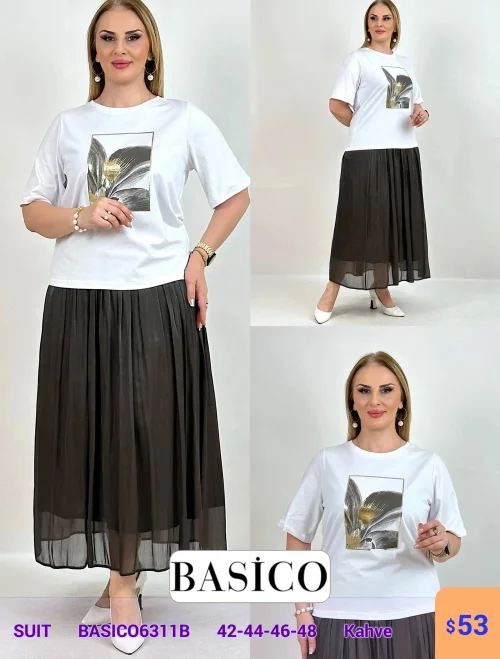 Костюм BASICO (Коричневый, модель BASICO6311B) оптом