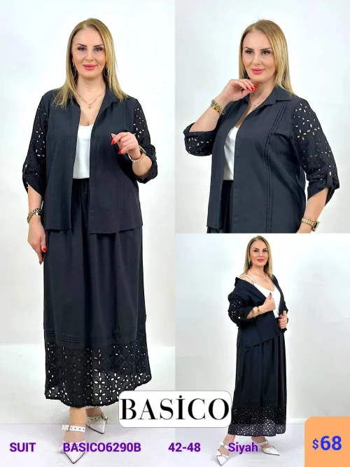 Костюм BASICO (Черный, модель BASICO6290B) оптом